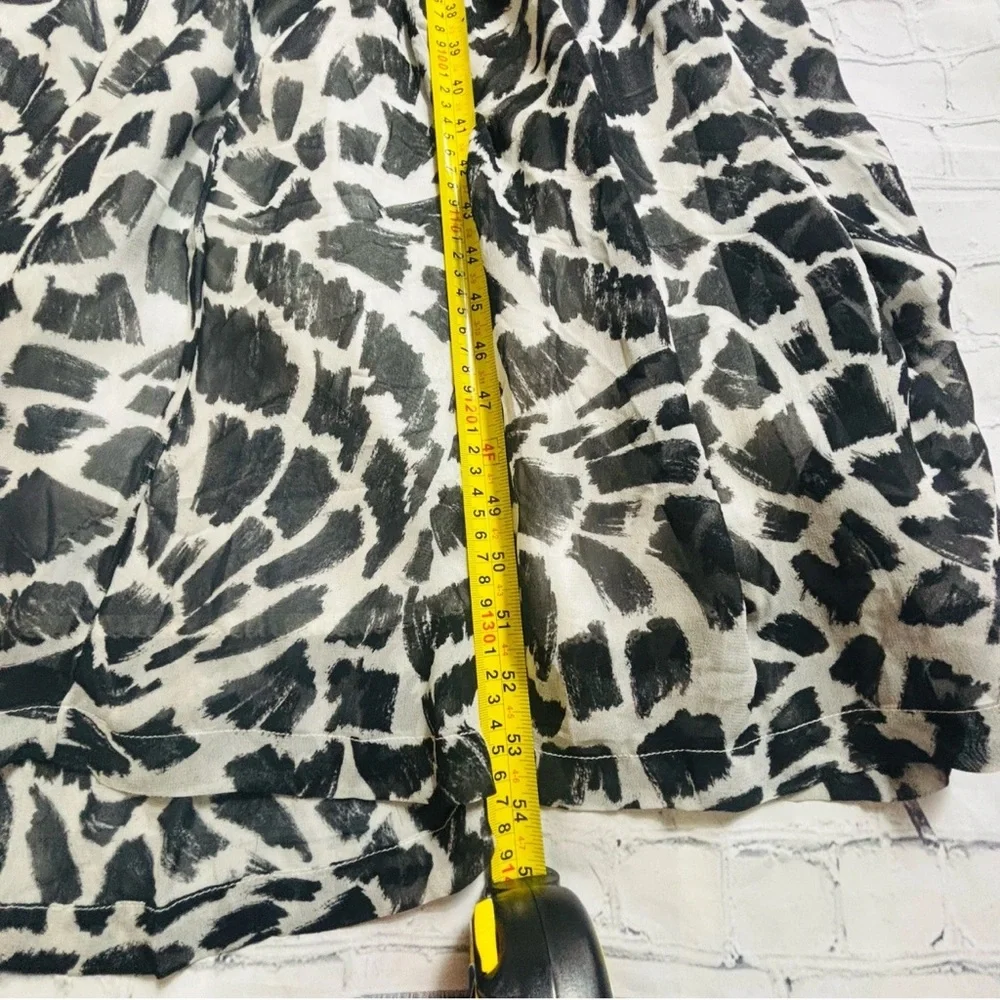 Anthropologie Maeve Keyhole Halter Animal Print Maxi Dress Tiered Size XS NWT